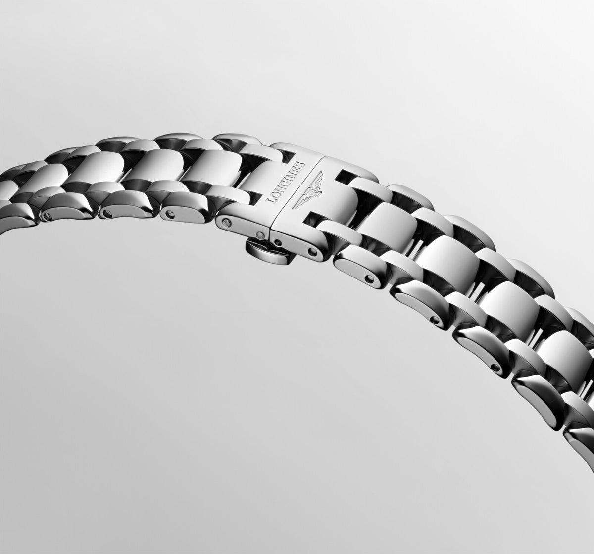 [SIMCHA-OFFICIAL-GALLERY:L8.122.4.71.6:06] Longines PrimaLuna 30.00mm Quartz Opaline Ivory Dial Stainless Steel Bracelet Watch — official gallery view 6