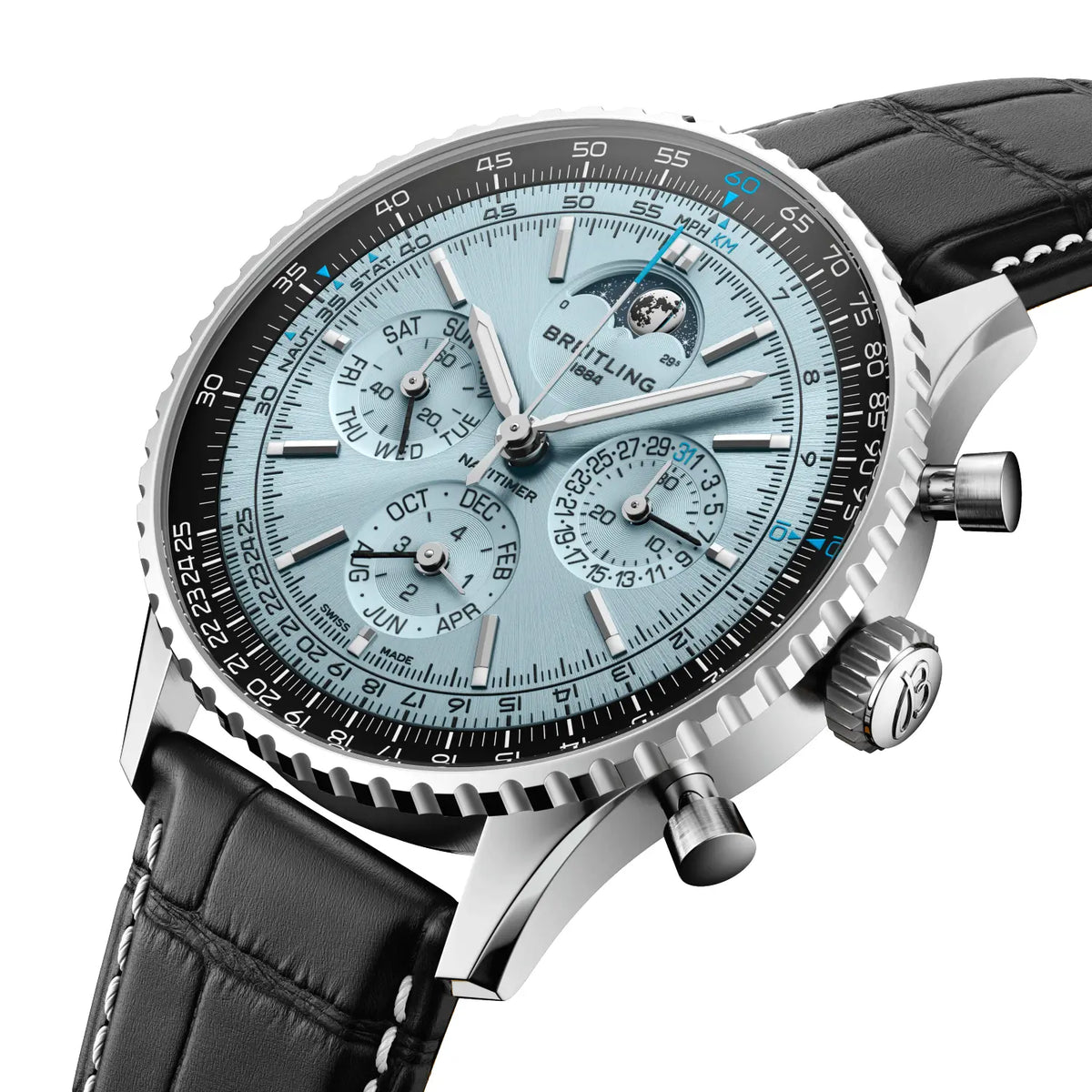 [SIMCHA-TOP500:BREITLING:PB1920251C1P1:02] Breitling Navitimer B19 Chronograph 43 Perpetual Calendar – PB1920251C1P1 official image