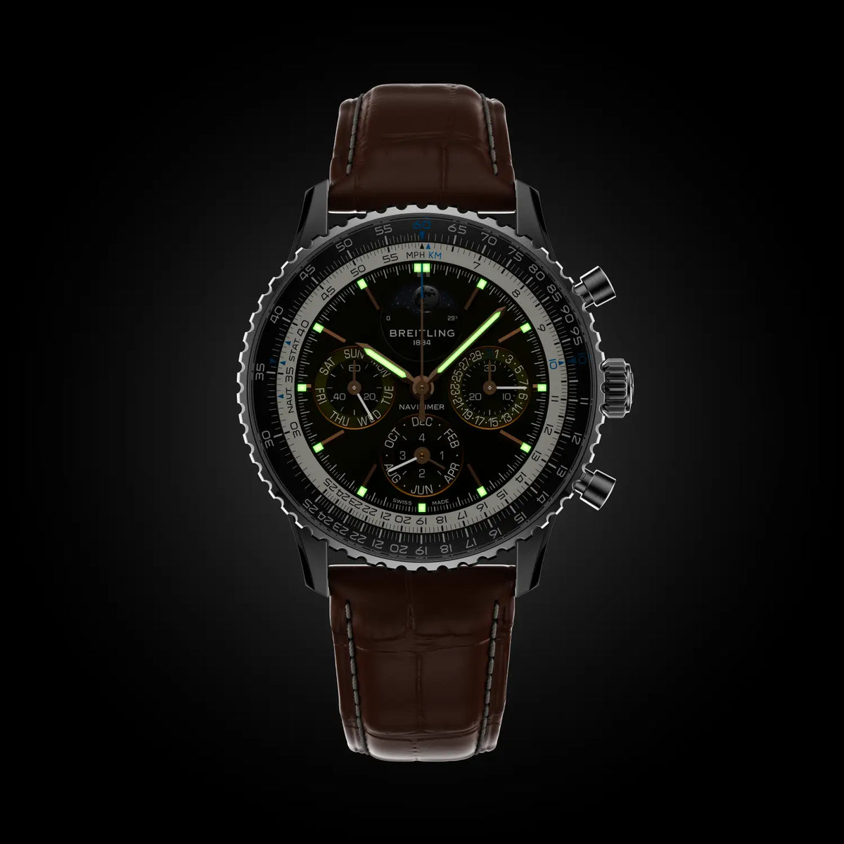 [SIMCHA-TOP500:BREITLING:PB1921251B1P1:05] Breitling Navitimer B19 Chronograph 43 Perpetual Calendar – PB1921251B1P1 official image