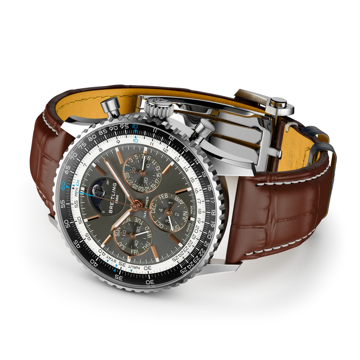 [SIMCHA-TOP500:BREITLING:PB1921251B1P1:03] Breitling Navitimer B19 Chronograph 43 Perpetual Calendar – PB1921251B1P1 official image