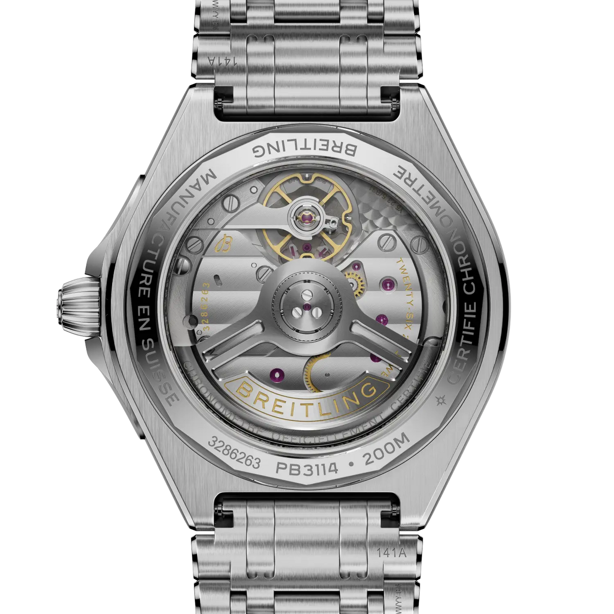 [SIMCHA-TOP500:BREITLING:PB3114101C1A1:04] Breitling Chronomat B31 Automatic 40 – PB3114101C1A1 official image