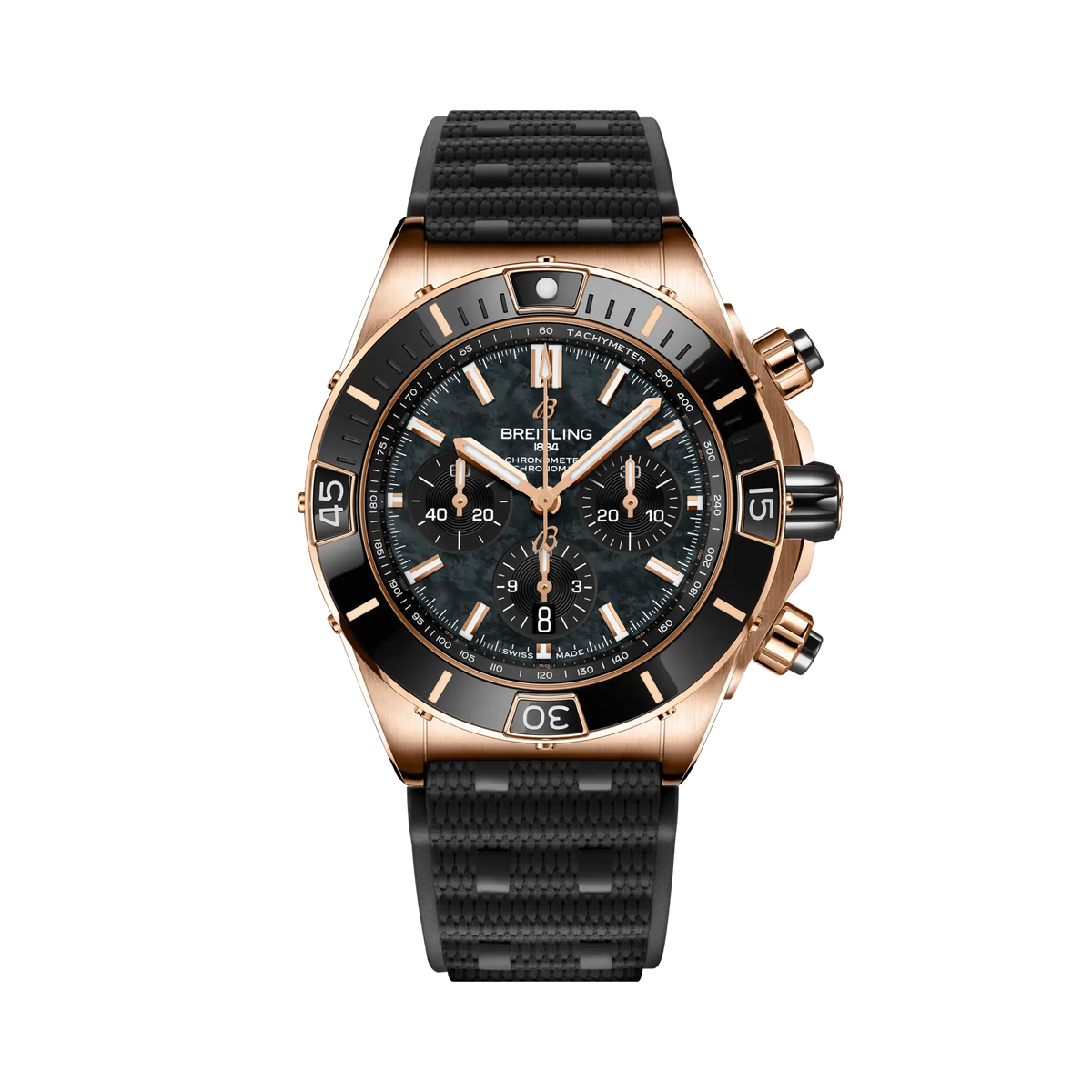 [SIMCHA-TOP500:BREITLING:RB01365A1B1S1:01] Breitling Super Chronomat B01 44 – RB01365A1B1S1 official image