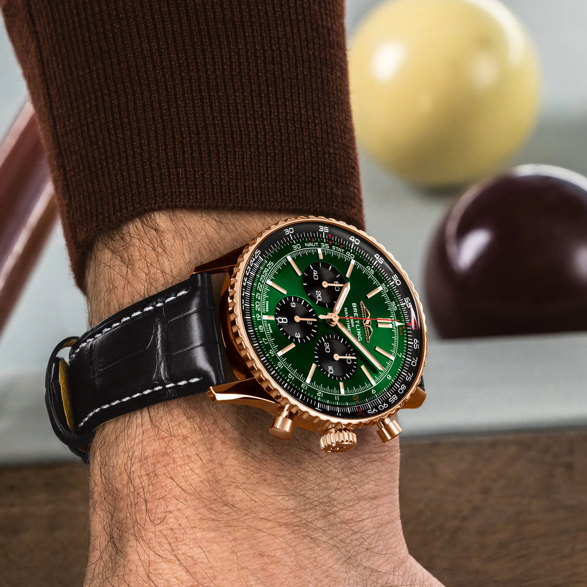 [SIMCHA-TOP500:BREITLING:RB0137241L1P1:05] Breitling Navitimer B01 Chronograph 46 – RB0137241L1P1 official image