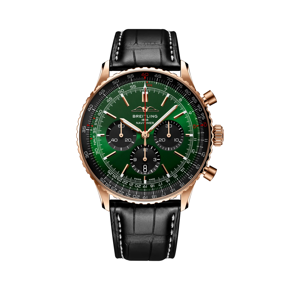 [SIMCHA-TOP500:BREITLING:RB0137241L1P1:01] Breitling Navitimer B01 Chronograph 46 – RB0137241L1P1 official image