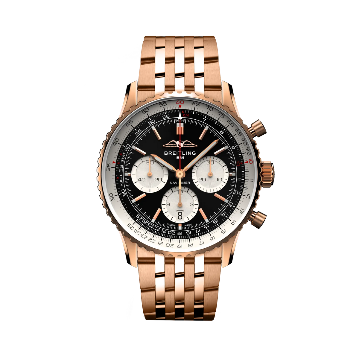 [SIMCHA-TOP500:BREITLING:RB0138211B1R1:01] Breitling Navitimer B01 Chronograph 43 – RB0138211B1R1 official image