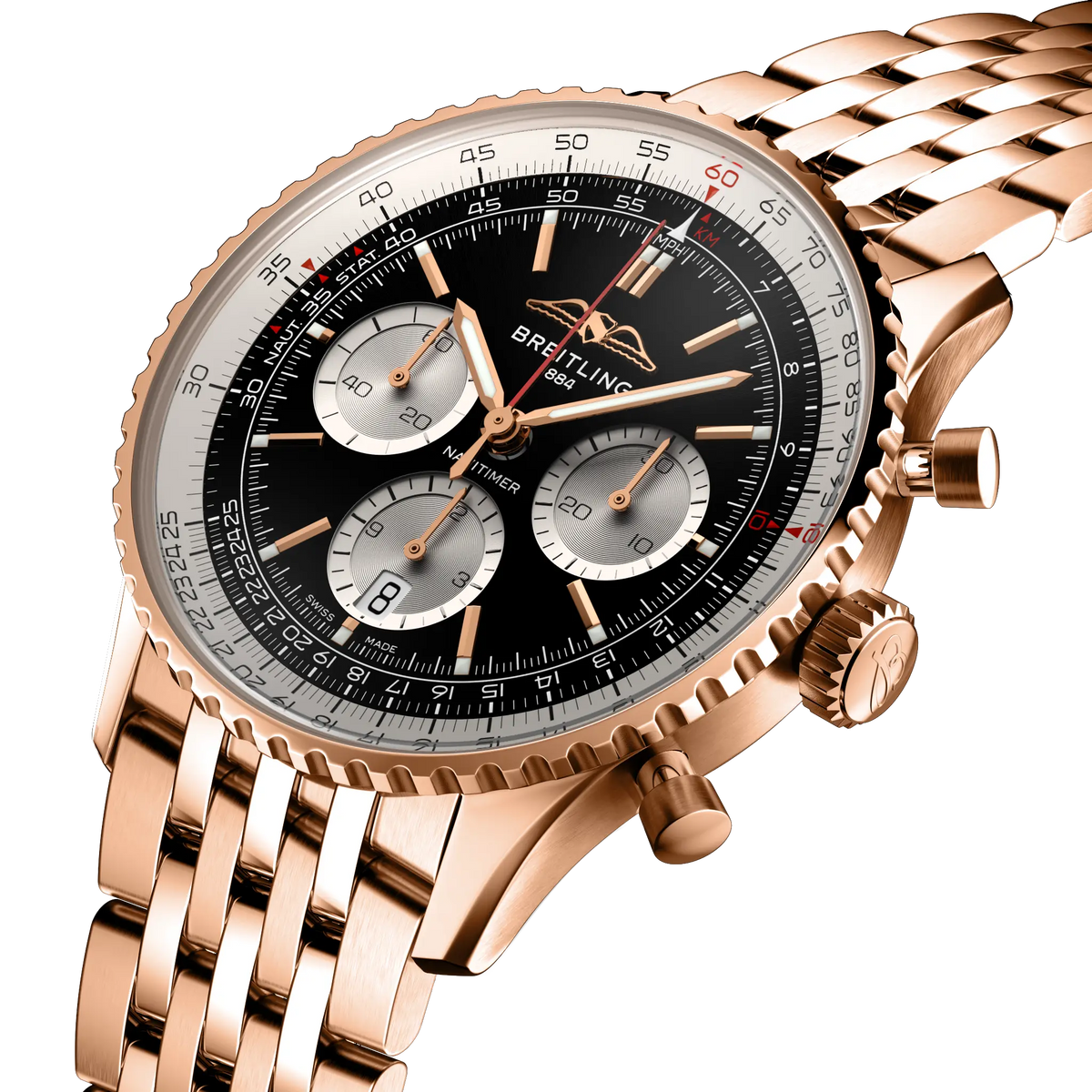 [SIMCHA-TOP500:BREITLING:RB0138211B1R1:02] Breitling Navitimer B01 Chronograph 43 – RB0138211B1R1 official image