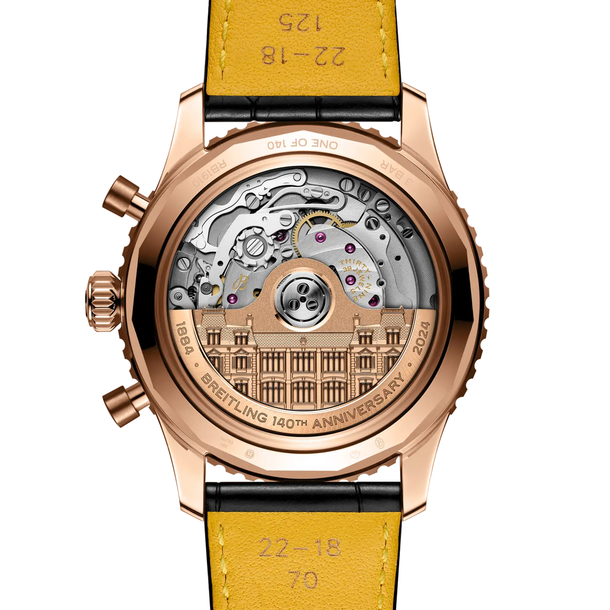 [SIMCHA-TOP500:BREITLING:RB19101A1H1P1:04] Breitling Navitimer B19 Chronograph 43 Perpetual Calendar 140th Anniversary – RB19101A1H1P1 official image