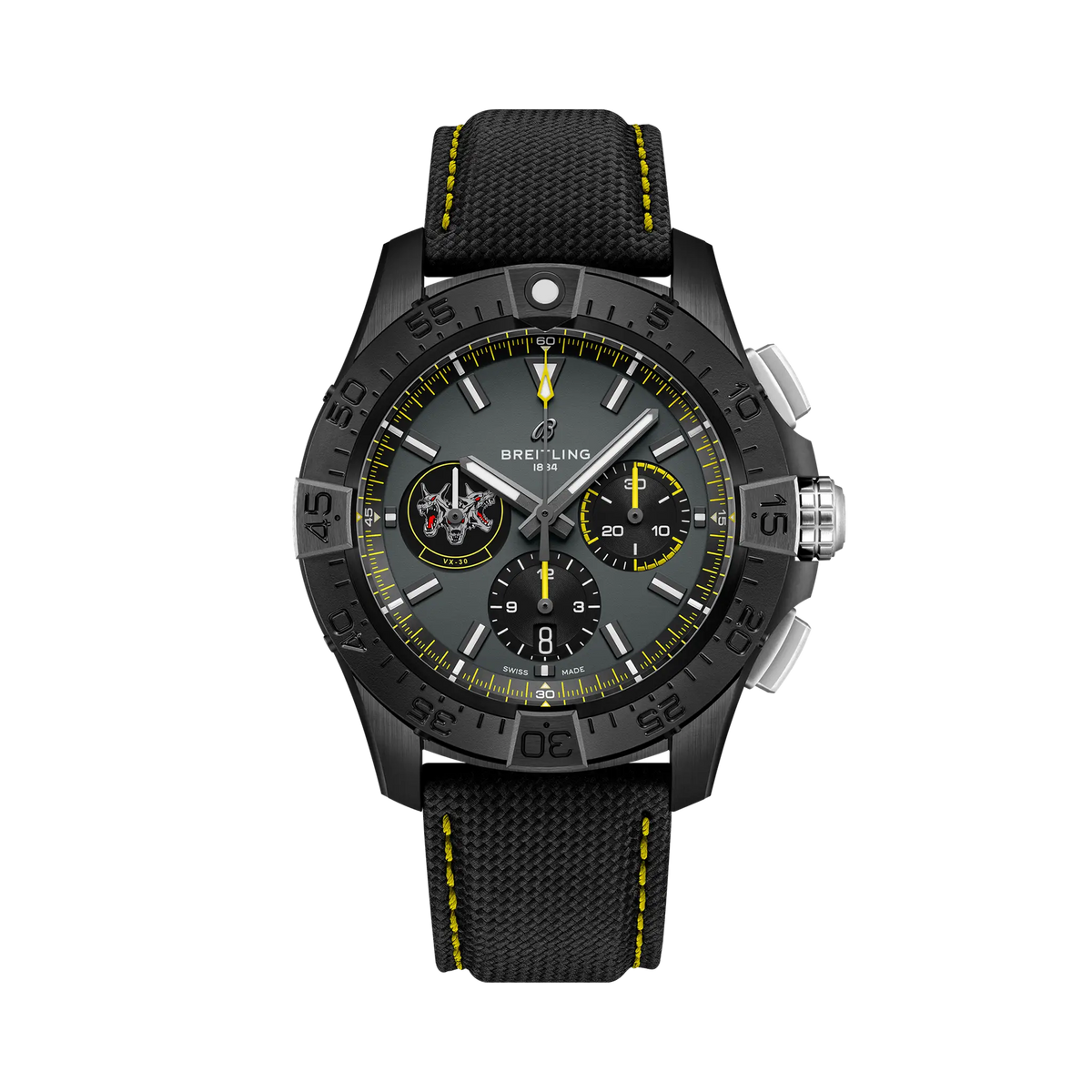 [SIMCHA-TOP500:BREITLING:SB01472A1B1X1:01] Breitling Avenger B01 Chronograph 44 Night Mission Bloodhounds – SB01472A1B1X1 official image