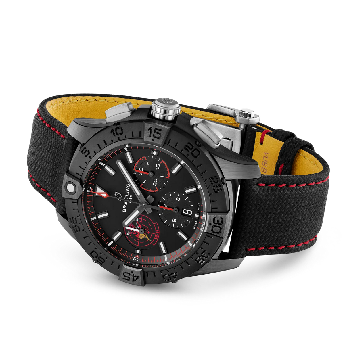 [SIMCHA-TOP500:BREITLING:SB01473A1B1X1:03] Breitling Avenger B01 Chronograph 44 Night Mission Dust Devils – SB01473A1B1X1 official image