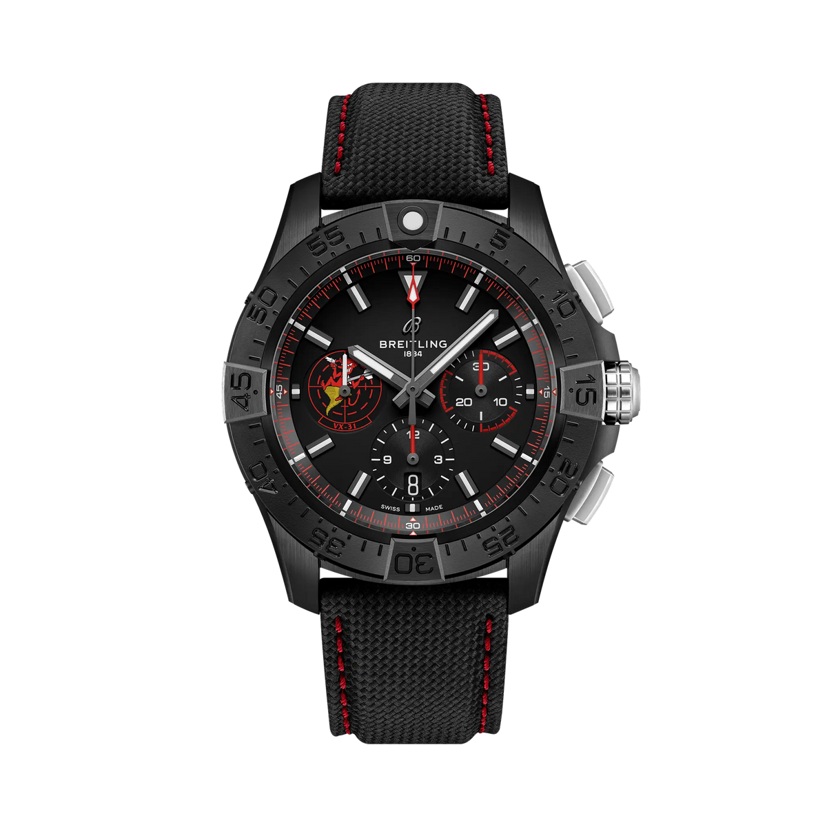 [SIMCHA-TOP500:BREITLING:SB01473A1B1X1:01] Breitling Avenger B01 Chronograph 44 Night Mission Dust Devils – SB01473A1B1X1 official image
