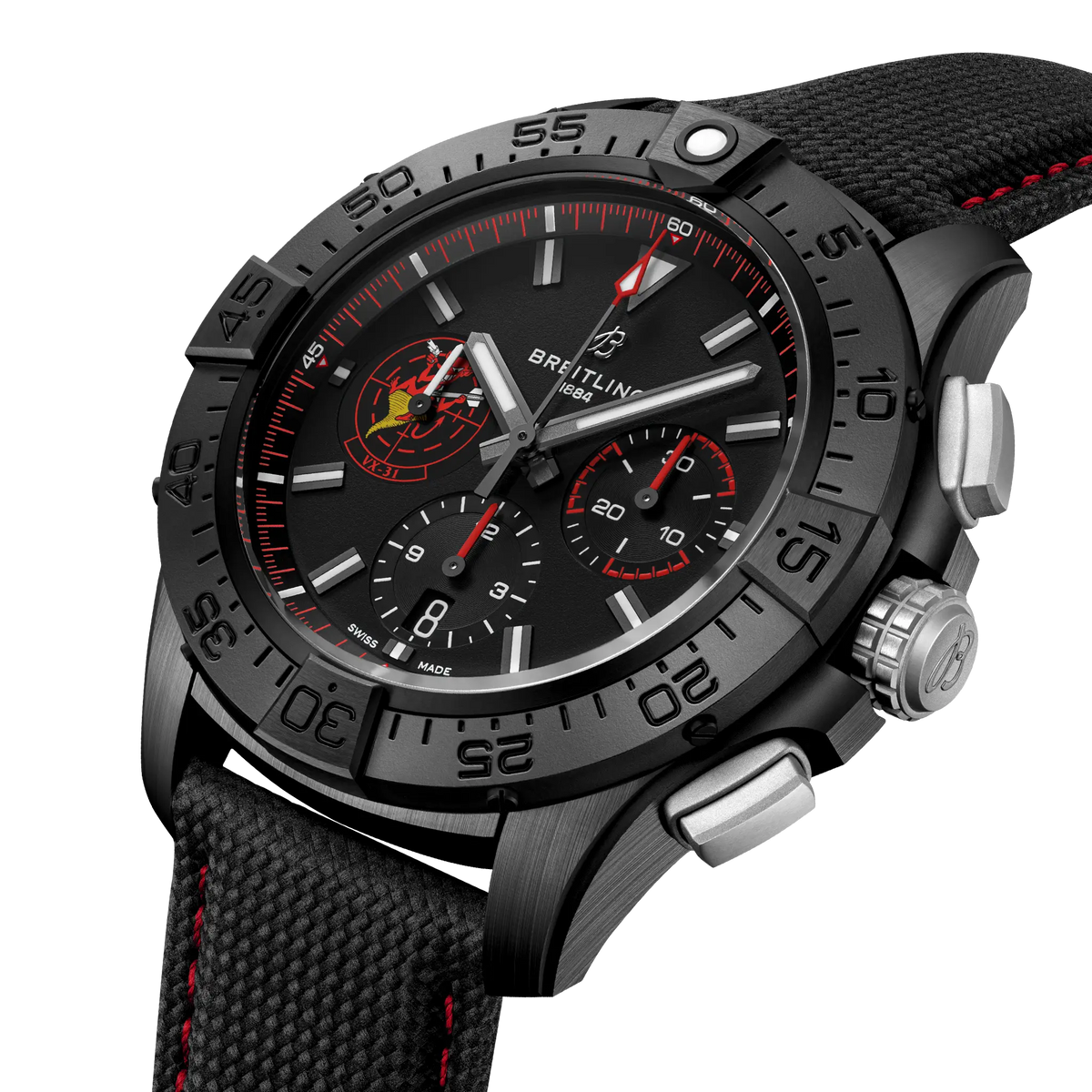 [SIMCHA-TOP500:BREITLING:SB01473A1B1X1:02] Breitling Avenger B01 Chronograph 44 Night Mission Dust Devils – SB01473A1B1X1 official image
