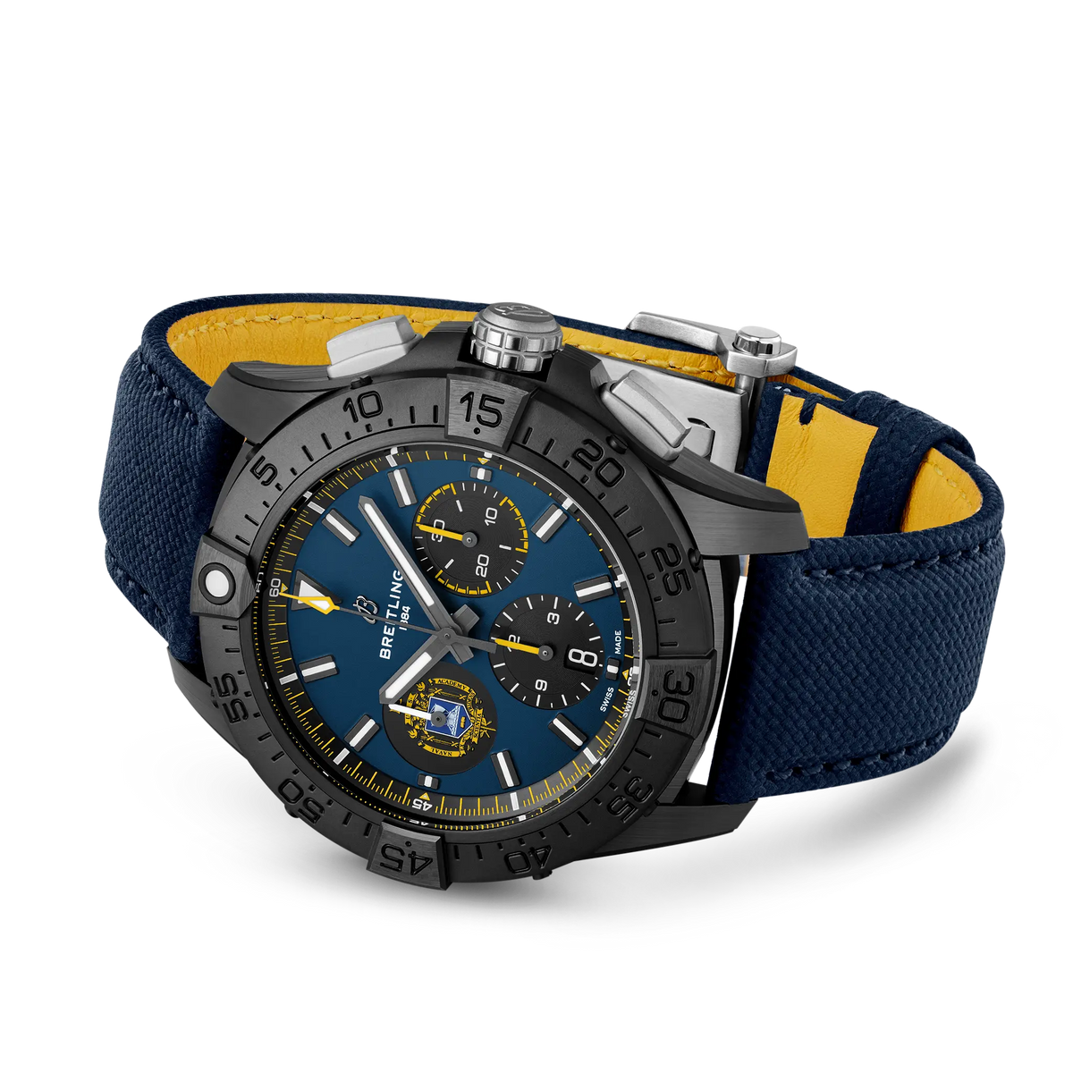 [SIMCHA-TOP500:BREITLING:SB01474A1C1X1:03] Breitling Avenger B01 Chronograph 44 Night Mission US Naval Academy – SB01474A1C1X1 official image
