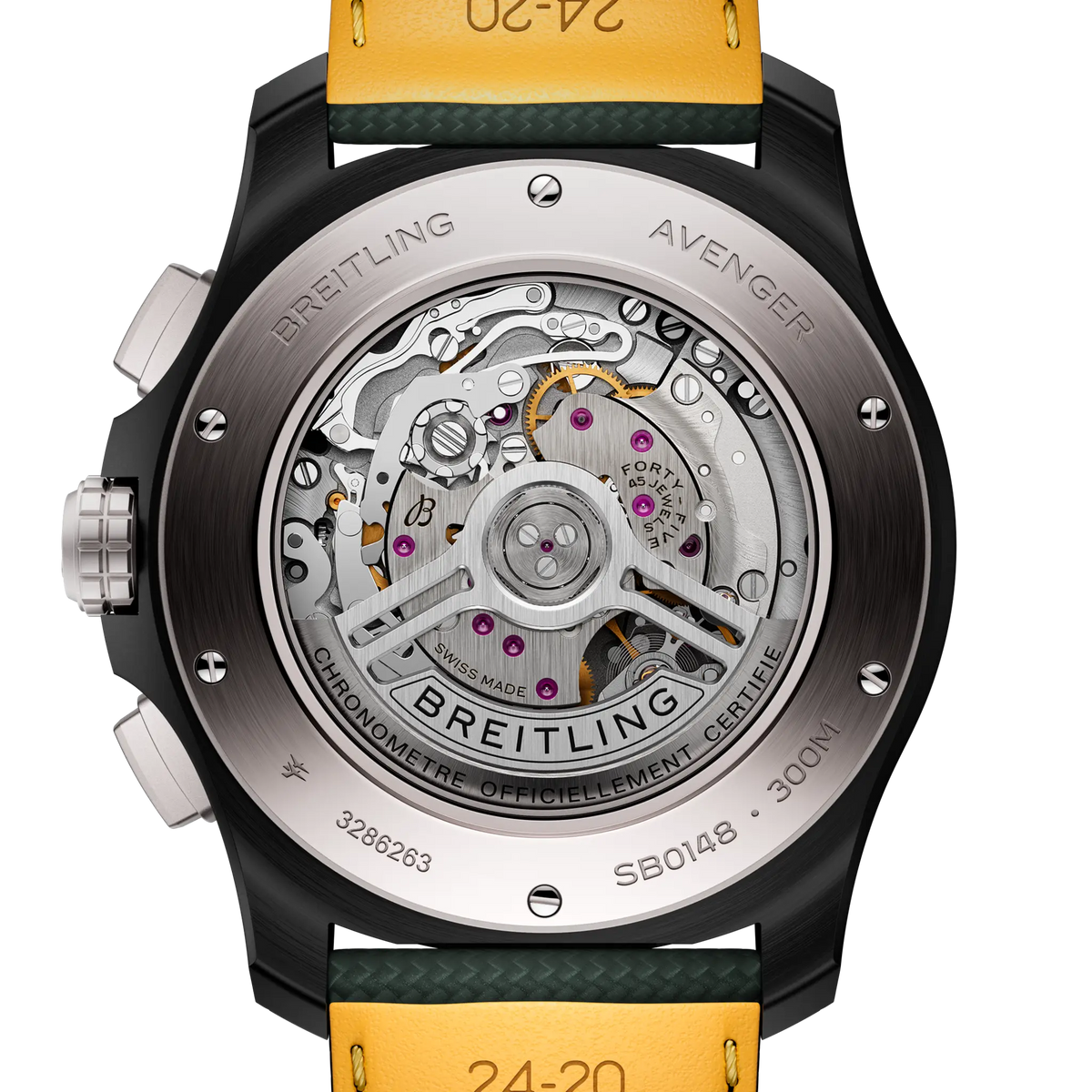 [SIMCHA-TOP500:BREITLING:SB0148101B1X1:04] Breitling Super Avenger B01 Chronograph 46 Night Mission – SB0148101B1X1 official image