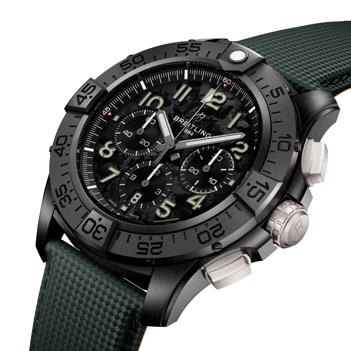 [SIMCHA-TOP500:BREITLING:SB0148101B1X1:02] Breitling Super Avenger B01 Chronograph 46 Night Mission – SB0148101B1X1 official image