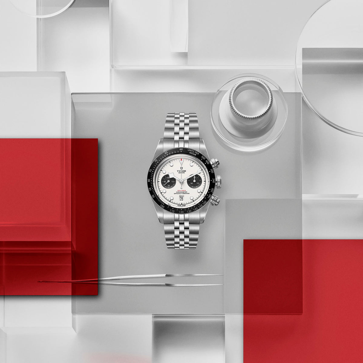 [SIMCHA-TOP500:TUDOR:M79360N-0011:03] Black Bay Chrono Manufacture Calibre MT5813 41mm steel case Steel bracelet