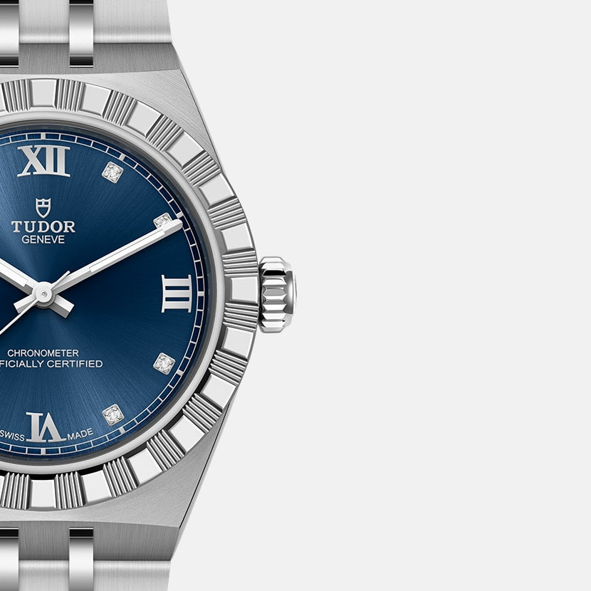 TUDOR Royal 30mm Automatic Blue dial Dial Stainless Steel Bracelet Watch