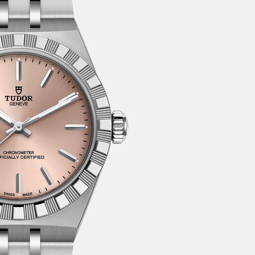 TUDOR Royal 30mm Automatic Salmon dial Dial Stainless Steel Bracelet Watch