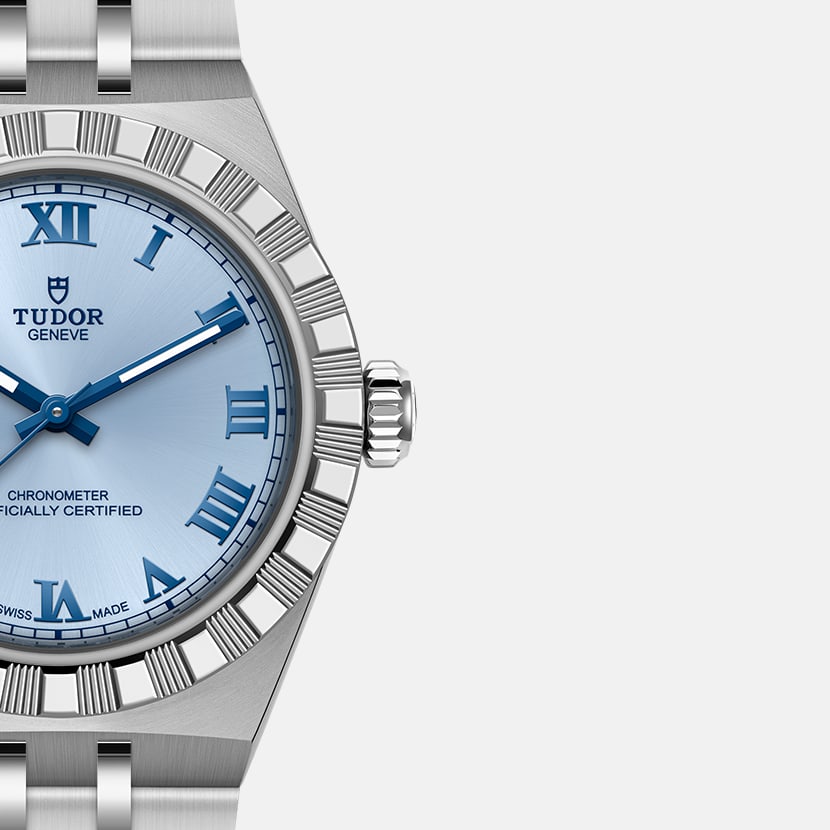 TUDOR Royal 30mm Automatic Light blue Dial Stainless Steel Bracelet Watch