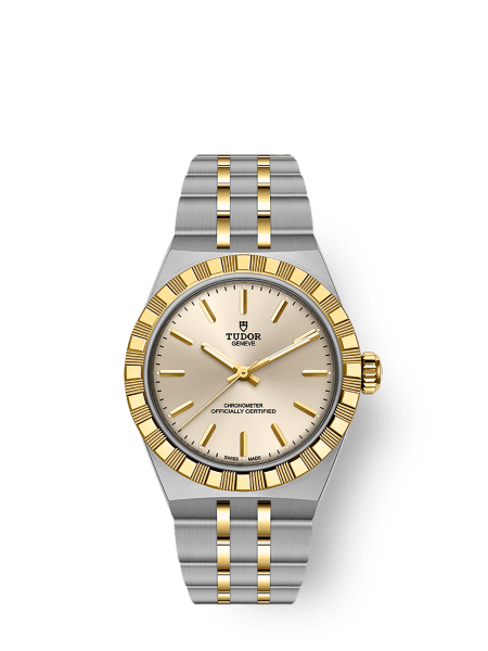 [SIMCHA-TOP500:TUDOR:M2830A1A3-0003:02] TUDOR Royal Manufacture Calibre MT5201 30mm steel and yellow gold case Steel and yellow gold bracelet