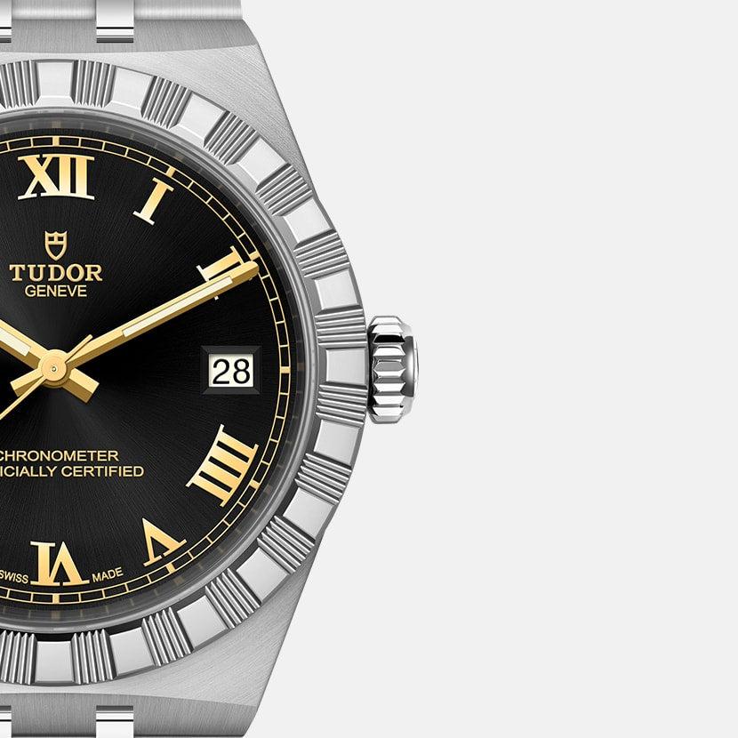 TUDOR Royal 36mm Automatic Black dial Dial Stainless Steel Bracelet Watch