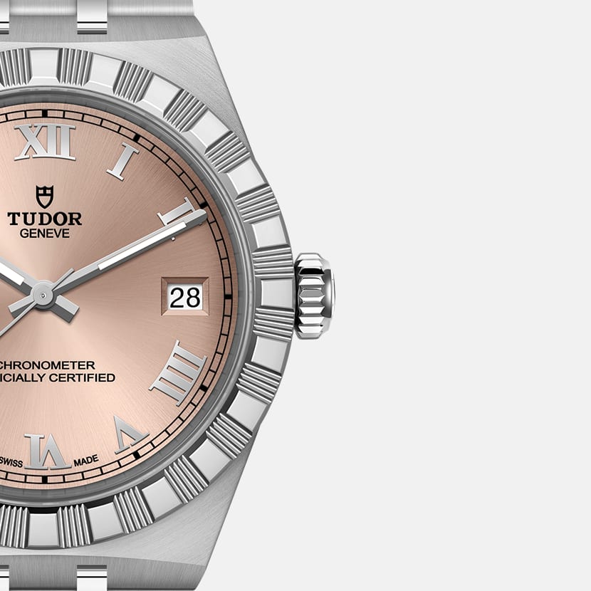 TUDOR Royal 36mm Automatic Salmon dial Dial Stainless Steel Bracelet Watch