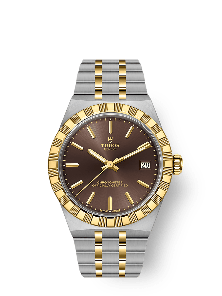 [SIMCHA-TOP500:TUDOR:M2836C1A3-0001:01] TUDOR Royal 36mm steel and yellow gold case Steel and yellow gold bracelet