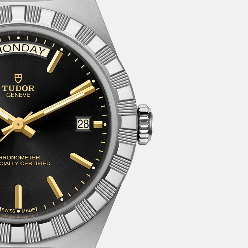 TUDOR Royal 40mm Automatic Black dial Dial Stainless Steel Bracelet Watch