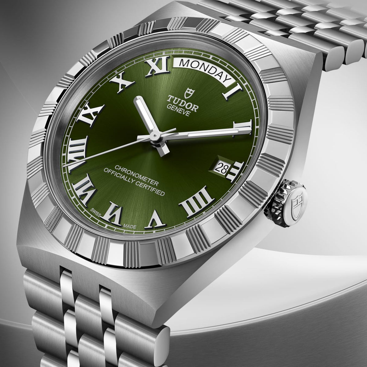 TUDOR Royal 40mm Automatic Green dial Dial Stainless Steel Bracelet Watch