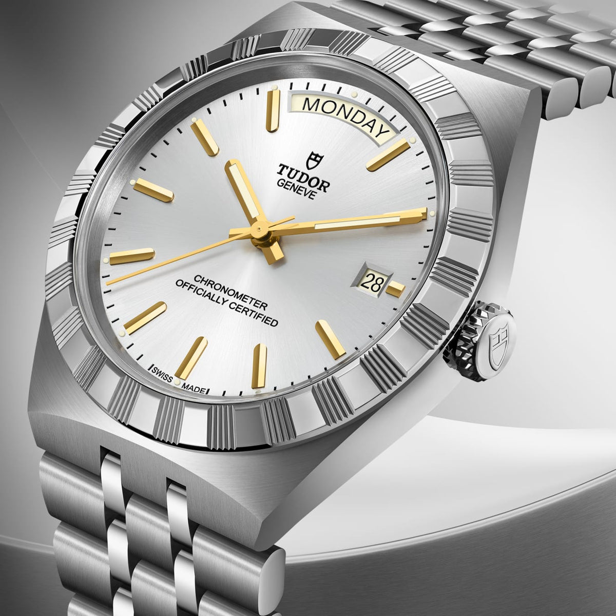 TUDOR Royal 40mm Automatic Silver dial Dial Stainless Steel Bracelet Watch