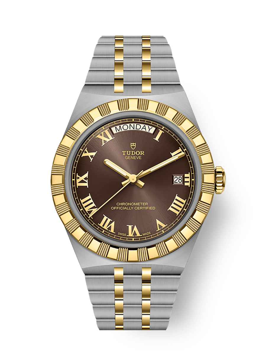 [SIMCHA-TOP500:TUDOR:M2840D1A3-0001:01] TUDOR Royal 40mm steel and yellow gold case Steel and yellow gold bracelet