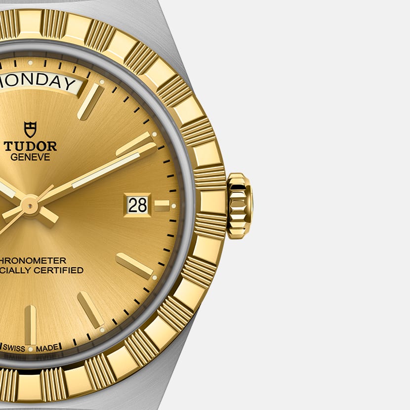 [SIMCHA-TOP500:TUDOR:M2840D1A3-0002:03] TUDOR Royal Manufacture Calibre MT5633 40mm steel and yellow gold case Steel and yellow gold bracelet