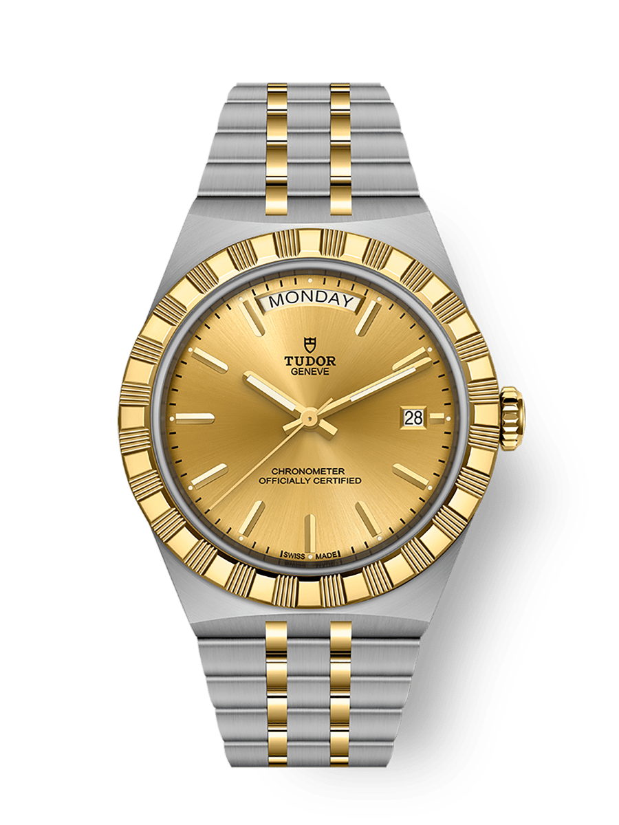 [SIMCHA-TOP500:TUDOR:M2840D1A3-0002:01] TUDOR Royal 40mm steel and yellow gold case Steel and yellow gold bracelet
