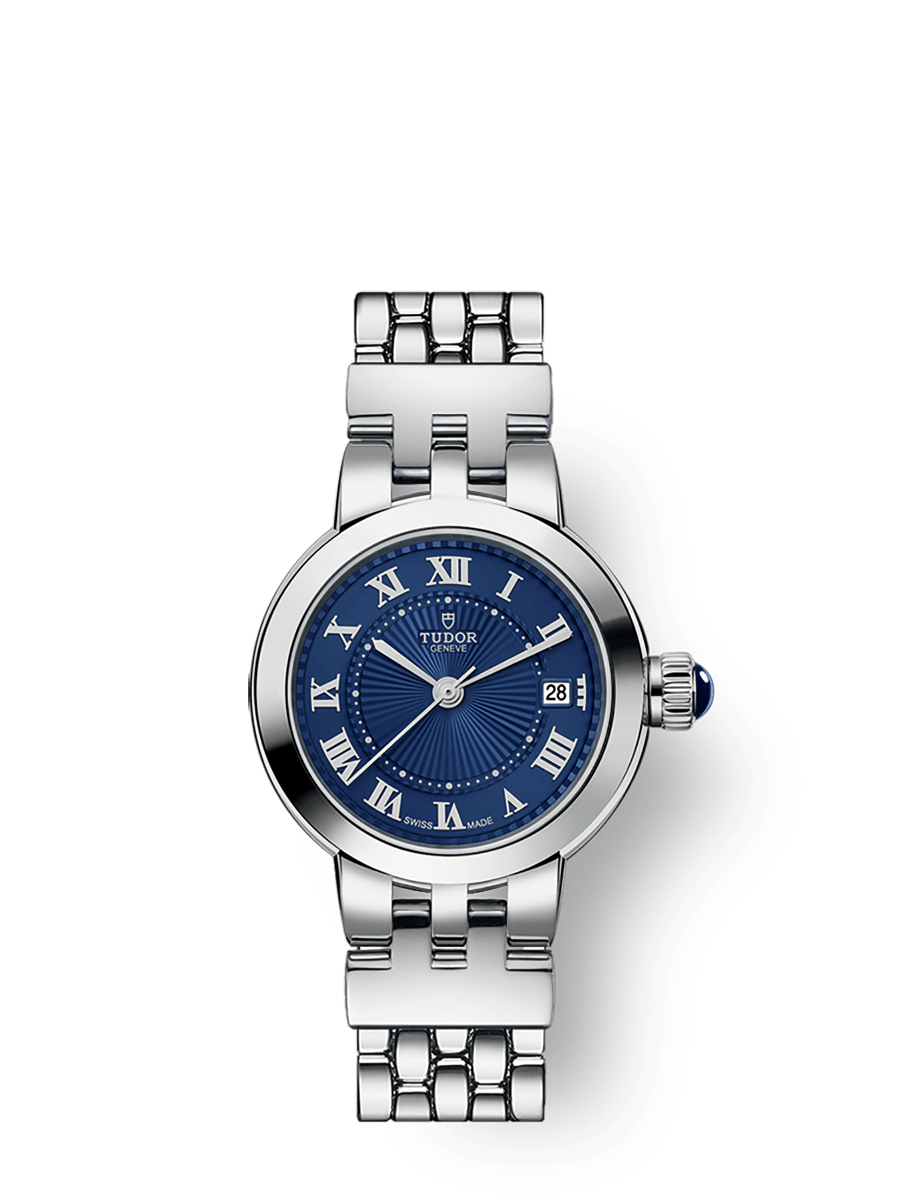 TUDOR Clair de Rose 26mm Automatic Blue Dial Steel Bracelet Watch