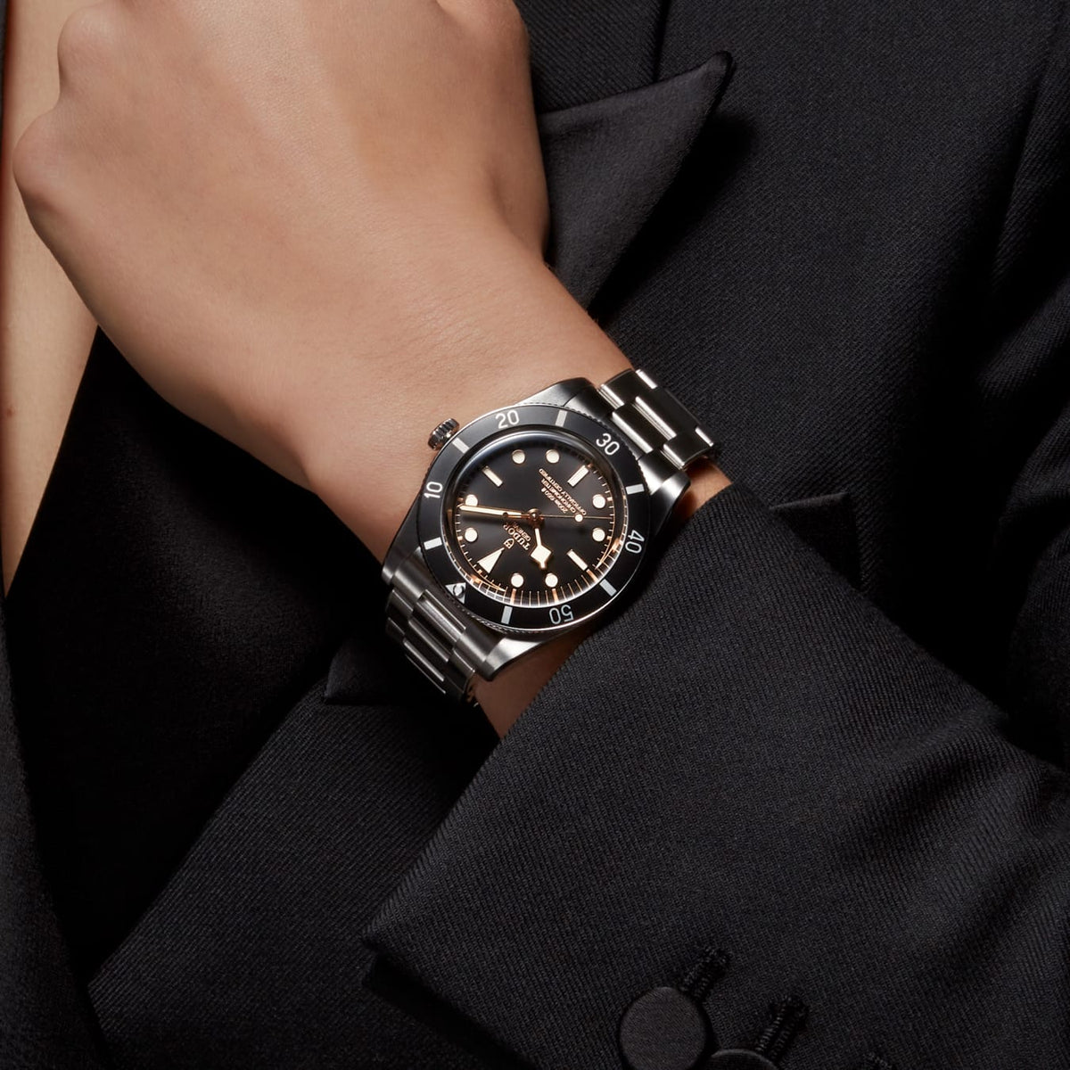 [SIMCHA-TOP500:TUDOR:M79000N-0001:04] Black Bay 54 Manufacture Calibre MT5400 37mm steel case Steel bracelet