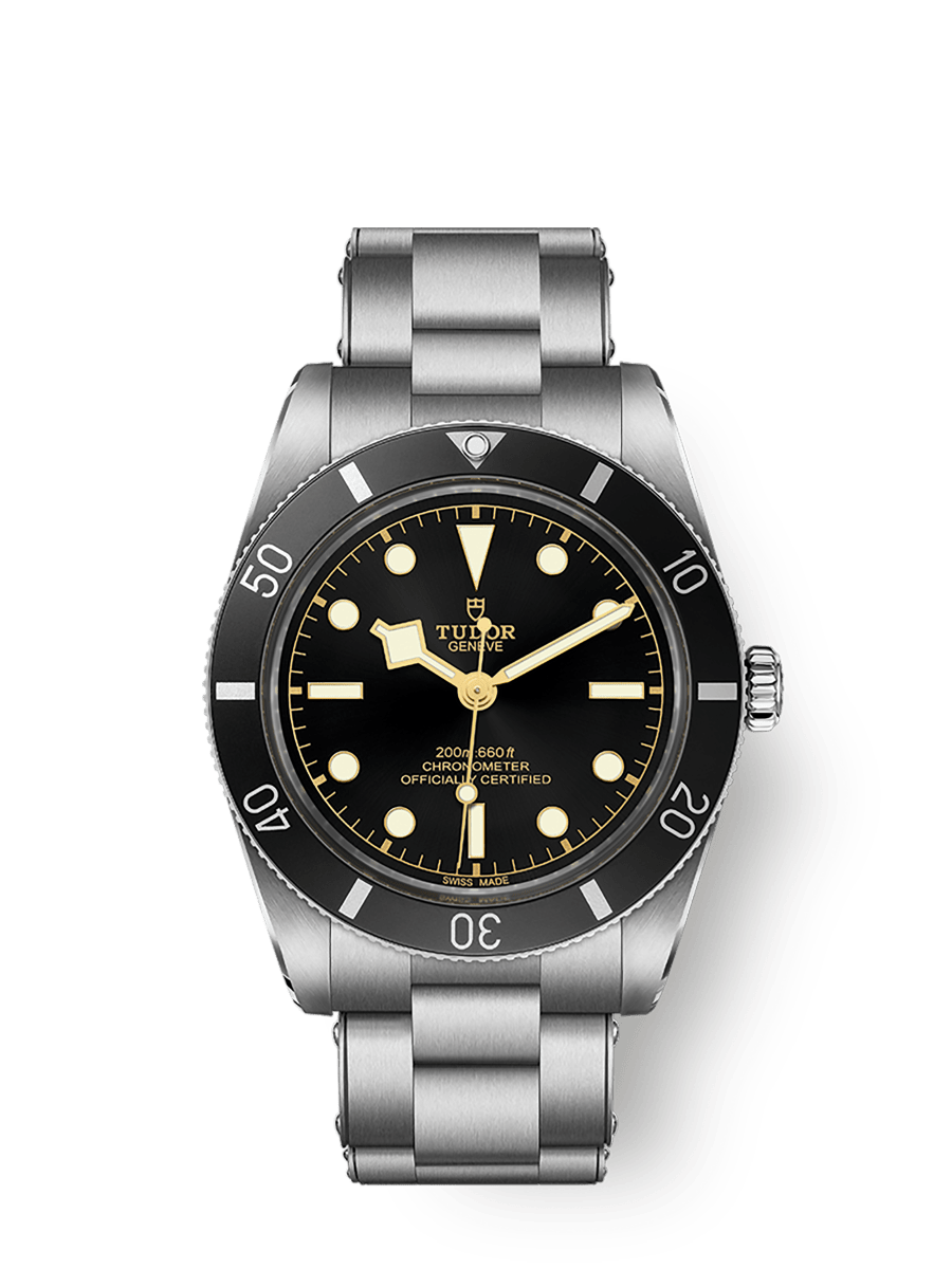 [SIMCHA-TOP500:TUDOR:M79000N-0001:01] Black Bay 54 37mm steel case Steel bracelet