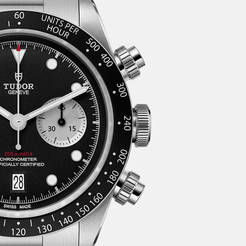[SIMCHA-TOP500:TUDOR:M79360N-0011:04] Black Bay Chrono Manufacture Calibre MT5813 41mm steel case Steel bracelet