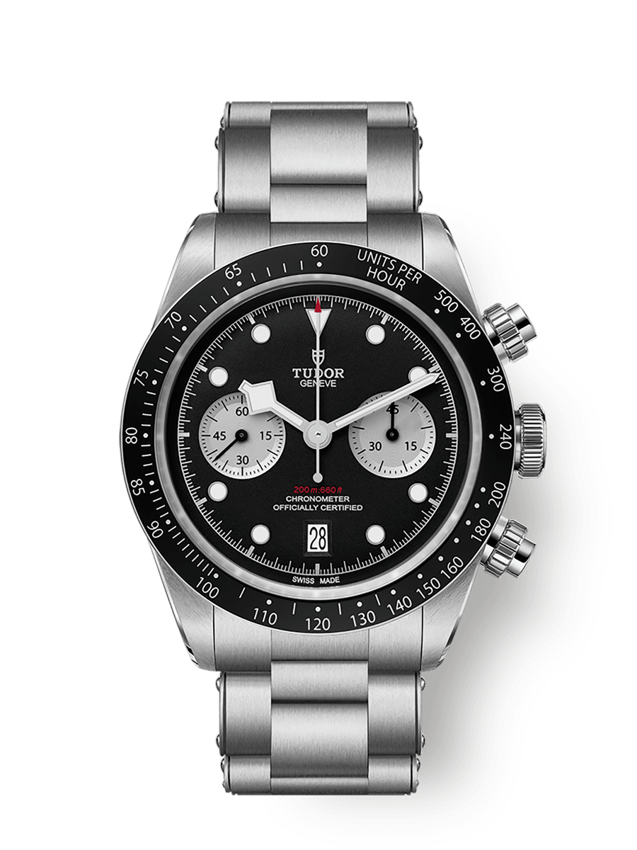 [SIMCHA-TOP500:TUDOR:M79360N-0011:01] Black Bay Chrono 41mm steel case Steel bracelet
