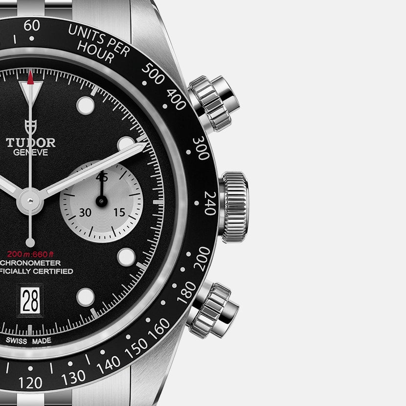 [SIMCHA-TOP500:TUDOR:M79360N-0013:06] Black Bay Chrono Manufacture Calibre MT5813 41mm steel case Steel bracelet
