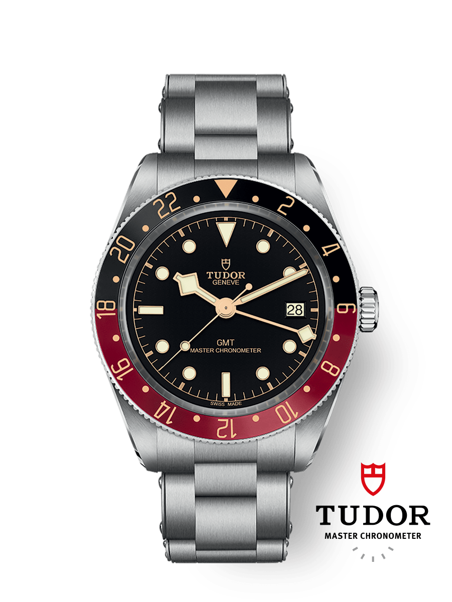 [SIMCHA-TOP500:TUDOR:M7939G1A0NRU-0001:01] Black Bay 58 GMT 39mm steel case Black and burgundy bezel