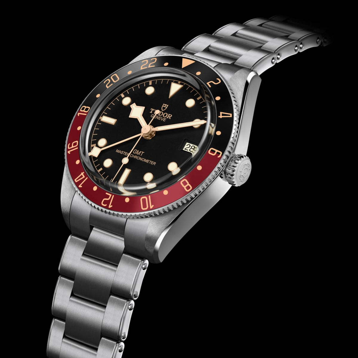 [SIMCHA-TOP500:TUDOR:M7939G1A0NRU-0001:05] Black Bay 58 GMT Manufacture Calibre MT5450-U 39mm steel case Black and burgundy bezel