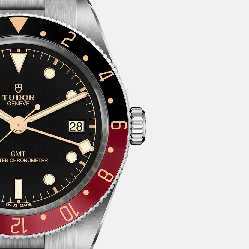 [SIMCHA-TOP500:TUDOR:M7939G1A0NRU-0001:06] Black Bay 58 GMT Manufacture Calibre MT5450-U 39mm steel case Black and burgundy bezel