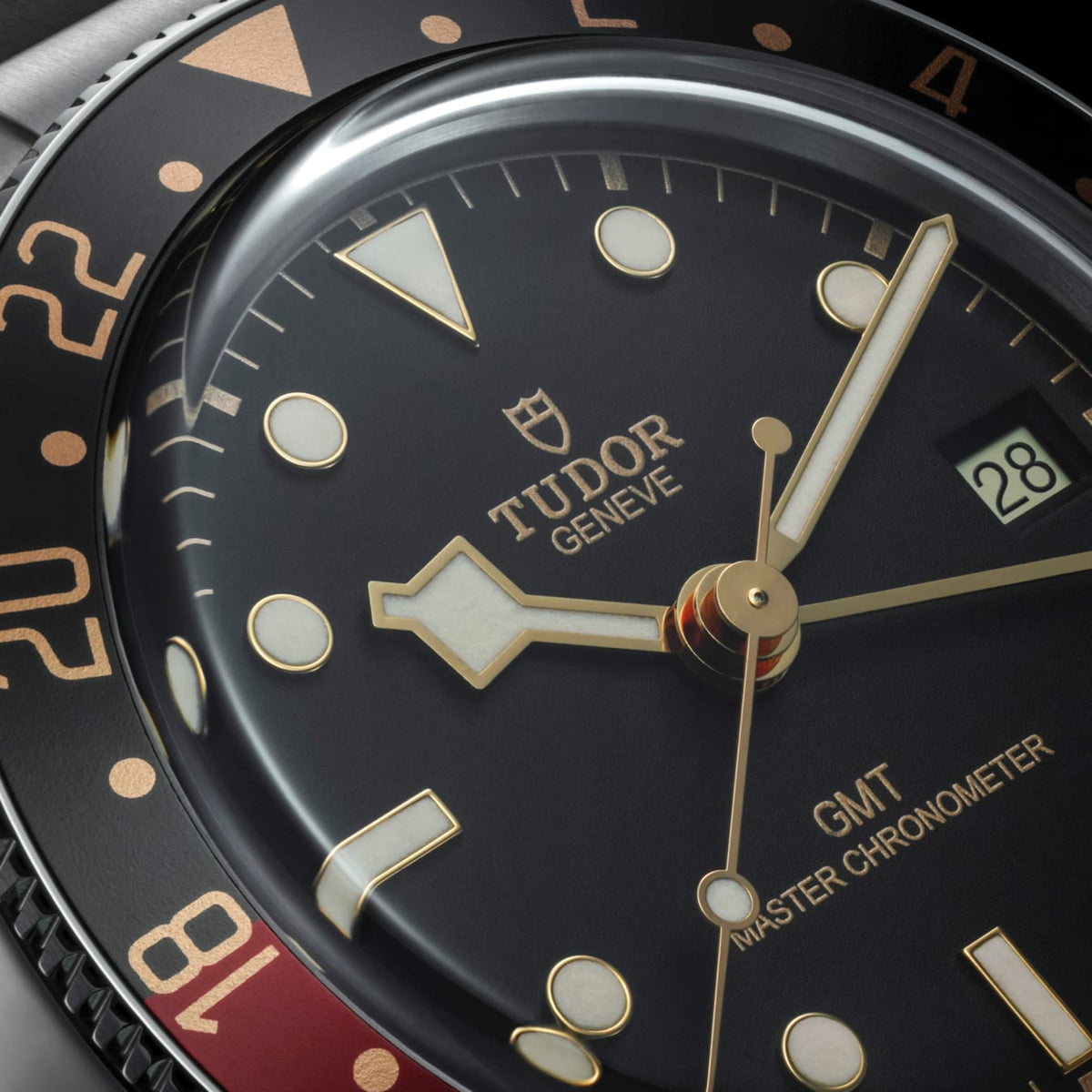 [SIMCHA-TOP500:TUDOR:M7939G1A0NRU-0002:05] Black Bay 58 GMT Manufacture Calibre MT5450-U 39mm steel case Rubber strap