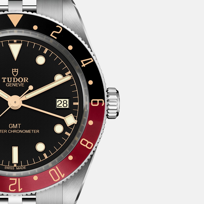 [SIMCHA-TOP500:TUDOR:M7939G1A0NRU-0003:11] Black Bay 58 GMT Manufacture Calibre MT5450-U 39mm steel case Black and burgundy bezel