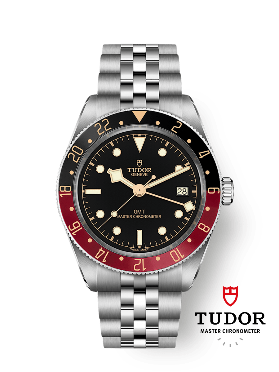 [SIMCHA-TOP500:TUDOR:M7939G1A0NRU-0003:01] Black Bay 58 GMT 39mm steel case Black and burgundy bezel