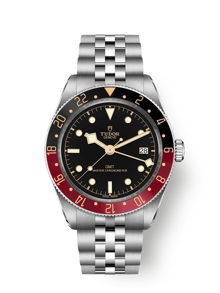 [SIMCHA-TOP500:TUDOR:M7939G1A0NRU-0003:02] Black Bay 58 GMT Manufacture Calibre MT5450-U 39mm steel case Black and burgundy bezel