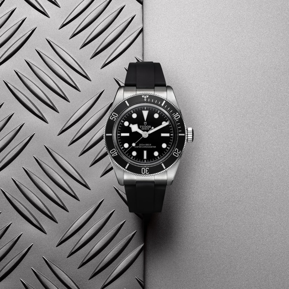 [SIMCHA-TOP500:TUDOR:M7941A1A0NU-0002:04] Black Bay Manufacture Calibre MT5602-U 41mm steel case Black rubber strap