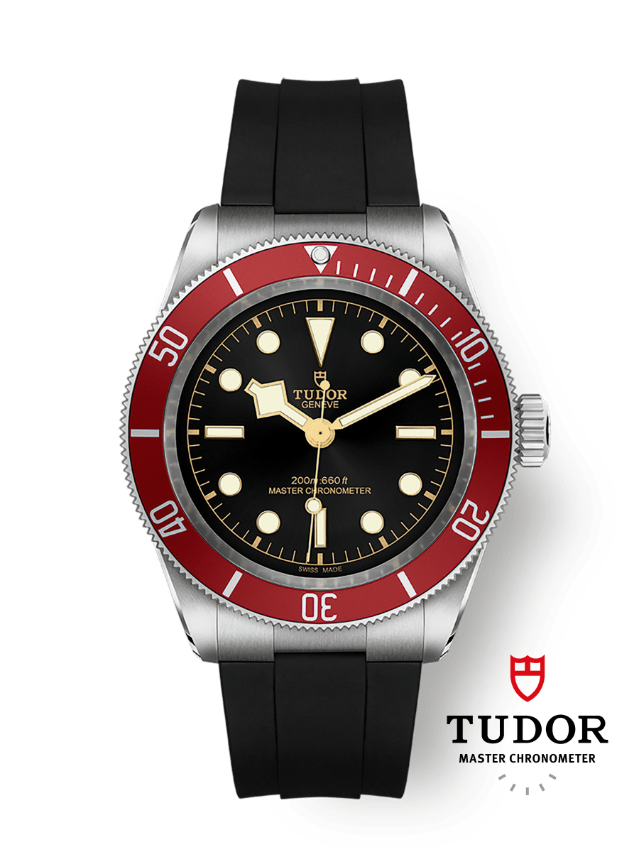 [SIMCHA-TOP500:TUDOR:M7941A1A0RU-0002:01] Black Bay 41mm steel case Black rubber strap