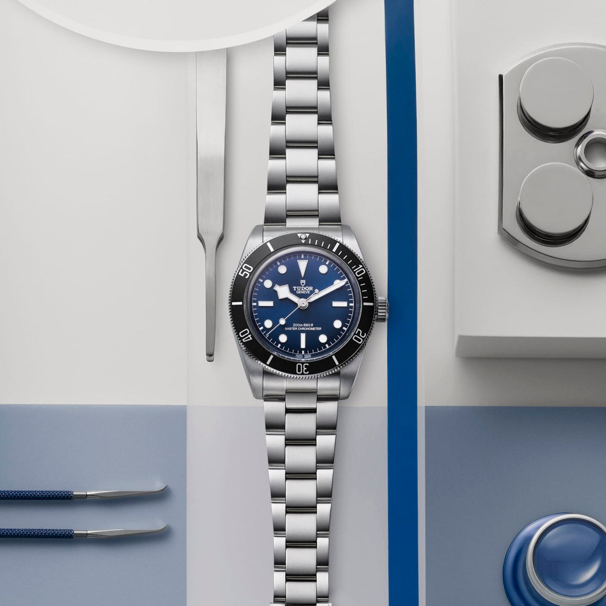 [SIMCHA-TOP500:TUDOR:M7943A1A0NU-0001:05] Black Bay 68 Manufacture Calibre MT5601-U 43mm steel case Blue dial