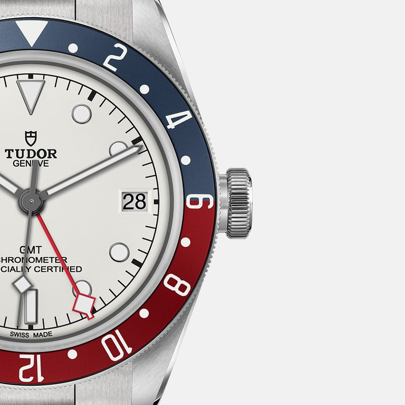 [SIMCHA-TOP500:TUDOR:M79830RB-0010:07] Black Bay GMT Manufacture Calibre MT5652 41mm steel case Rivet steel bracelet