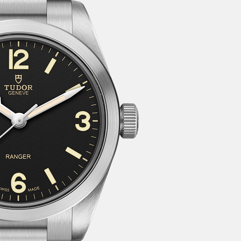 TUDOR Ranger 36mm Automatic Black Dial Steel Bracelet Watch